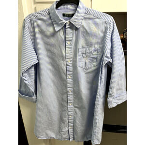Lauren by Ralph Lauren Parisian Stripe Shirt Small